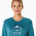 Longsleeve de alergare pentru femei ASICS Fujitrail Logo atlantis blue 4