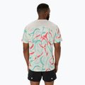 Tricou de alergare pentru bărbați ASICS Road All Over Print Top birch 2
