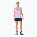 Tricou de alergare pentru femei ASICS Fujitrail Logo light ube 2