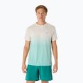 Tricou de alergare pentru bărbați ASICS Seamless performance birch/oasis green