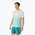Tricou de alergare pentru bărbați ASICS Seamless performance birch/oasis green 4