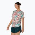 Tricou de alergare pentru femei ASICS Road All Over Print Top birch 4