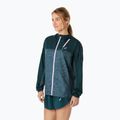 Geacă de alergare pentru femei ASICS Fujitrail Packable saxon green/light ube 4