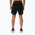 Pantaloni scurți de alergare pentru bărbați ASICS Road 2N1 7IN performance black/graphite grey 3