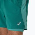 Pantaloni scurți de alergare pentru bărbați ASICS Road 2N1 5IN rainy lake/light teal 8