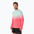 Longsleeve de alergare pentru bărbați ASICS Seamless coral reef/oasis green 4