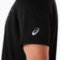 Tricou de alergare pentru bărbați ASICS Fujitrail Logo performance black/carbon/coral reef 5