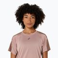 Tricou de alergare pentru femei ASICS Fujitrail Elite Top neutral pink/taupe grey 5