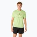 Tricou de alergare pentru bărbați ASICS Fujitrail Logo lime green/huddle yellow/cactus