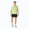 Tricou de alergare pentru bărbați ASICS Fujitrail Logo lime green/huddle yellow/cactus 2