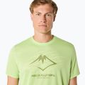 Tricou de alergare pentru bărbați ASICS Fujitrail Logo lime green/huddle yellow/cactus 4