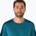 Tricou de alergare pentru bărbați ASICS Fujitrail Elite Top atlantis blue/saxon green 5