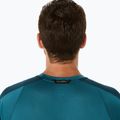 Tricou de alergare pentru bărbați ASICS Fujitrail Elite Top atlantis blue/saxon green 6