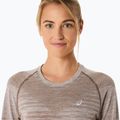 Longsleeve de alergare pentru femei ASICS Seamless taupe grey/coffee 5