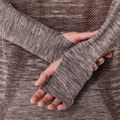 Longsleeve de alergare pentru femei ASICS Seamless taupe grey/coffee 7