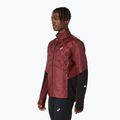 Geacă de alergare pentru bărbați ASICS Road Winter dark red planet 4