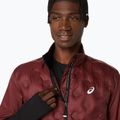 Geacă de alergare pentru bărbați ASICS Road Winter dark red planet 5