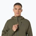 Geacă de alergare pentru bărbați ASICS Fujitrail Elite Waterproof mantle green 5