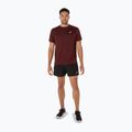 Tricou de alergare pentru bărbați ASICS Core dark red planet 2