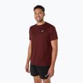 Tricou de alergare pentru bărbați ASICS Core dark red planet 4