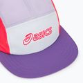 Șapcă ASICS 5 Panel flash red/edo purple/dusk violet 3