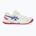 Încălțăminte de tenis pentru copii Asics Gel-Dedicate 8 GS Jr cream/dark cobalt