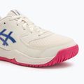 Încălțăminte de tenis pentru copii Asics Gel-Dedicate 8 GS Jr cream/dark cobalt 7