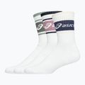 Șosete ASICS Logo Crew 3 pary monument blue/indigo fog/rubble red 2