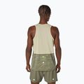 Tricou de alergare pentru bărbați ASICS Fujitrail Singlet mantle green/khaki 3