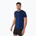 Tricou de alergare pentru bărbați ASICS Road Seamless illusion blue/glow yellow 4