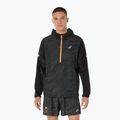 Geacă de alergare pentru bărbați ASICS Fujitrail Packable Windbreaker performance black