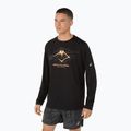 Longsleeve de alergare pentru bărbați ASICS Fujitrail Logo LS performance black 4