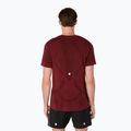 Tricou de alergare pentru bărbați ASICS Road Seamless dark red planet 3