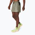 Pantaloni scurți de alergare pentru bărbați ASICS Fujitrail All Over Print 5IN mantle green 4
