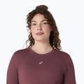 Longsleeve de alergare pentru femei ASICS Road Seamless LS dark currant/port royal 4