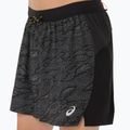Pantaloni scurți de alergare pentru bărbați ASICS Fujitrail All Over Print 5IN performance black 5