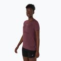 Tricou de alergare pentru femei ASICS Seamless dark currant/port royal 4