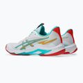 Încălțăminte de volei pentru femei ASICS Netburner Ballistic FF 4 alb/sticlă de mare 4