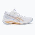 Încălțăminte de volei pentru femei ASICS Netburner Ballistic FF 4 white/champagne 2