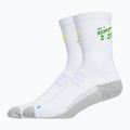 Șosete ASICS Performance Run Crew waterscape / electric lime 2