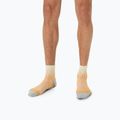 Șosete ASICS Performance Run Quarter oatmeal/feather grey/pepper 4
