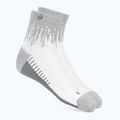 Șosete ASICS Performance Run Quarter brilliant white/silver reflective