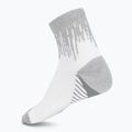 Șosete ASICS Performance Run Quarter brilliant white/silver reflective 2