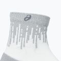 Șosete ASICS Performance Run Quarter brilliant white/silver reflective 3
