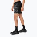 Pantaloni scurți de alergare pentru bărbați ASICS Fujitrail All Over Print 5IN performance black/carbon/cream 4