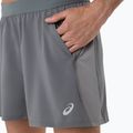 Pantaloni scurți de alergare pentru bărbați ASICS Road 5IN clay grey/steel grey/illuminate green 5