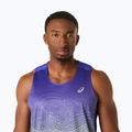 Tricou de alergare pentru bărbați ASICS Road Fade Singlet cobalt burst/illuminate green 5