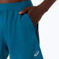 Pantaloni scurți de alergare pentru bărbați ASICS Road 2N1 5IN tranquil teal/dark teal/yamabuki 6