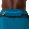 Pantaloni scurți de alergare pentru bărbați ASICS Road 2N1 5IN tranquil teal/dark teal/yamabuki 8