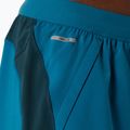 Pantaloni scurți de alergare pentru bărbați ASICS Road 2N1 5IN tranquil teal/dark teal/yamabuki 10